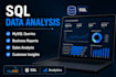 perform sql data analysis, write mysql queries and business reports