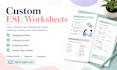 create esl worksheets, lesson plans, and answer keys