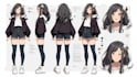 design character sheet or reference sheet for your character