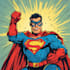 do a superhero comic illustration