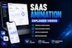 create a modern saas explainer video with motion graphics