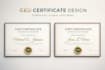 design high school transcript, college diploma, ged award certificate, degree