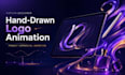 create hand drawn logo animation