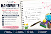 handwrite anything in beautiful and professional handwriting
