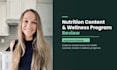 review wellness programs and nutrition content as an rd