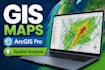 create professional gis maps and spatial data visualization using arcgis pro
