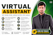 professional virtual assistant and administrative secretary, VA