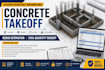 do concrete takeoff, rebar estimation and civil quantity takeoff