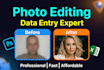 ido professional data entry, copy paste and web research