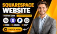 build squarespace website, add custom code, rest api third party api integration