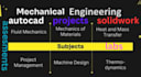 do mechanical engineering projects on solidworks, autocad and autodesk revit