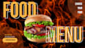 design restaurant menu, food flyer and digital menu