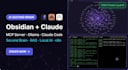 setup obsidian vault second brain mcp server claude code ollama n8n automation