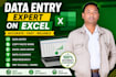 do data entry on excel