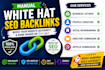 build high quality white hat SEO backlinks manually