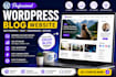 build a professional wordpress website with elementor