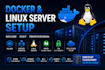 set up your linux server, docker, and selfhosted apps