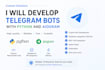 develop a custom telegram bot using python