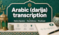transcribe moroccan arabic darija audio recordings