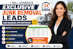 generate junk removal leads and booked appointments through almighty marketing
