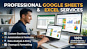 design custom google sheets spreadsheets and automated dashboards