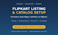create and optimize your flipkart product listings and catalog