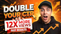 design eye catching youtube thumbnails that boost CTR