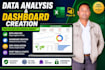 do data analysis and dashboard creation on excel