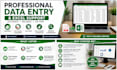 provide accurate data entry and excel support