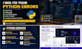 create python projects and fix errors