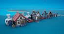 create stylized 3d buildings for your game