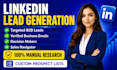 do linkedin lead generation with verified b2b leads and emails
