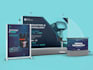 design trade show booth graphics, backdrops, banners