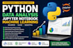 do python , jupyter notebook, data analysis, pandas, numpy and machine learning