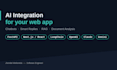 integrate ai chatbot and gpt features into your web app
