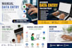data  entry, manual entry , retyping , pdf to word