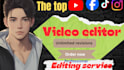do professional video edit, youtube video editing