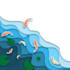 create a custom paper cut illustration and layered vector art