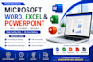provide professional microsoft word excel and powerpoint