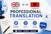 translate english to albanian manually amd accurately