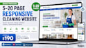 design professional cleaning services website