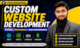 build custom full stack website development using mern stack as a developer