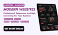 create a wordpress elementor website in french or english