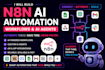 build n8n ai automation workflows and custom ai agents