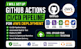 set up github actions ci cd pipeline for AWS deployment