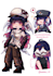 draw semi realism chibi characters