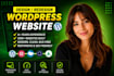 develop wordpress website design, redesign and responsive website development