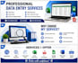 do accurate data entry, excel, copy paste and web search
