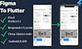 convert figma to flutter with responsive clean UI