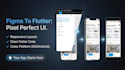 convert figma to flutter with responsive and clean UI